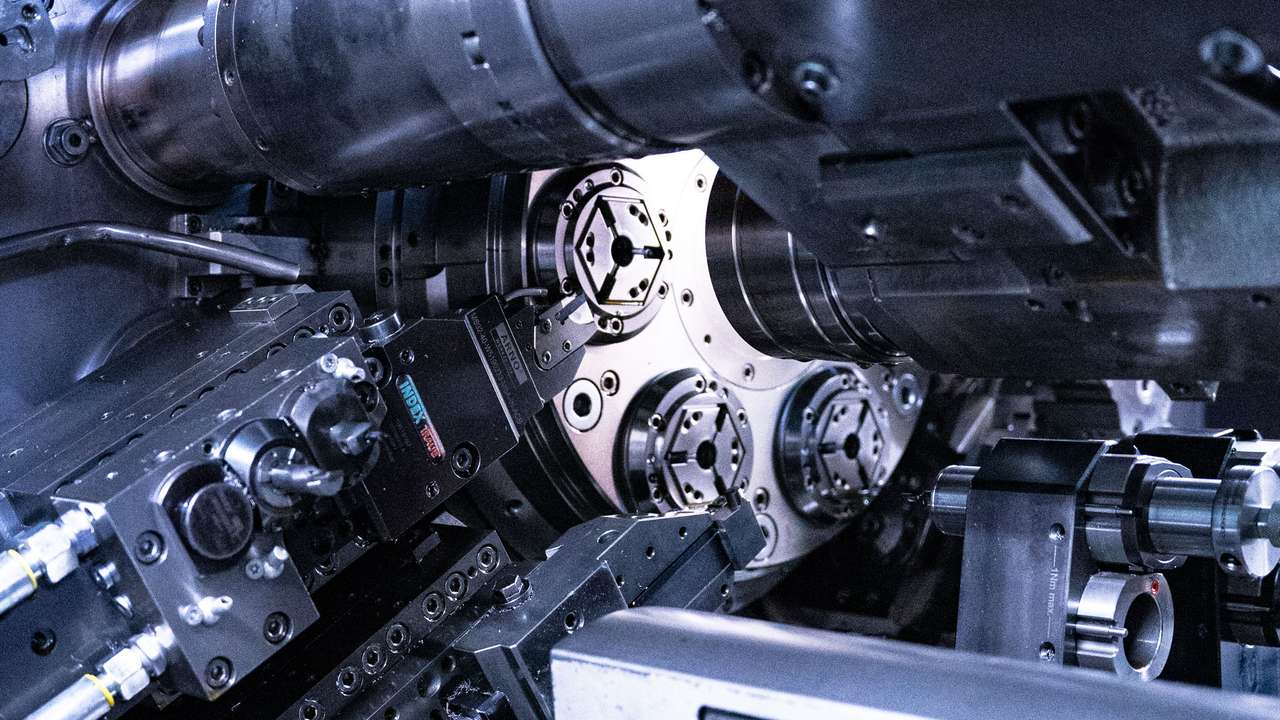 High precision turned parts in advanced CNC machine