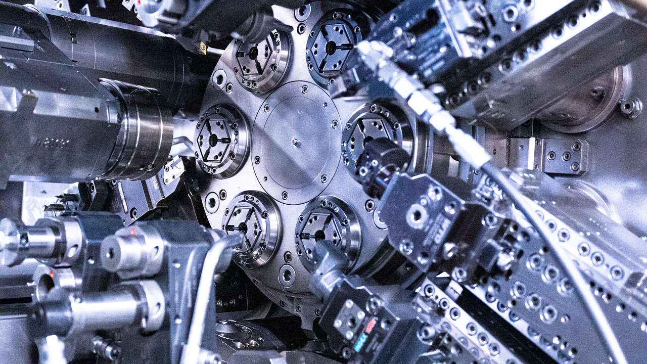 High precision turned parts in advanced CNC machine