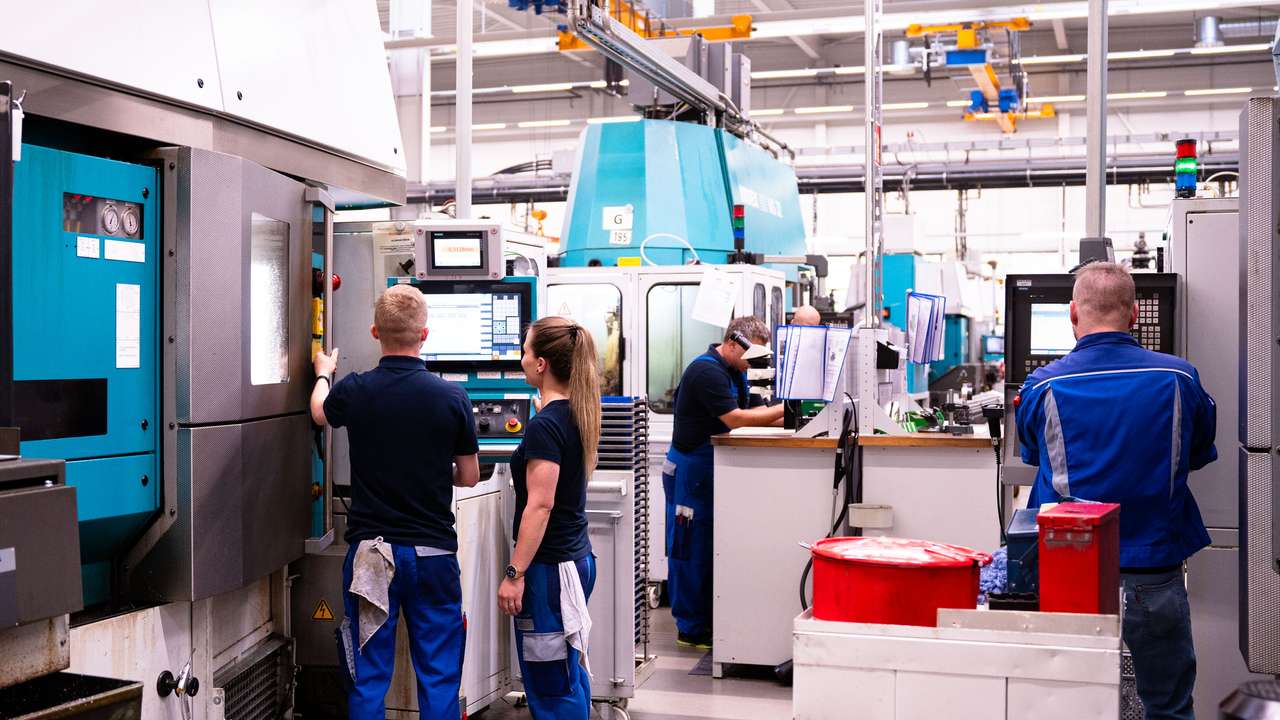 High precision turned parts in advanced CNC machine